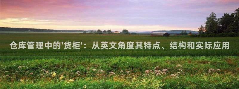 杏运注册平台：仓库管理中的\'货柜\'：